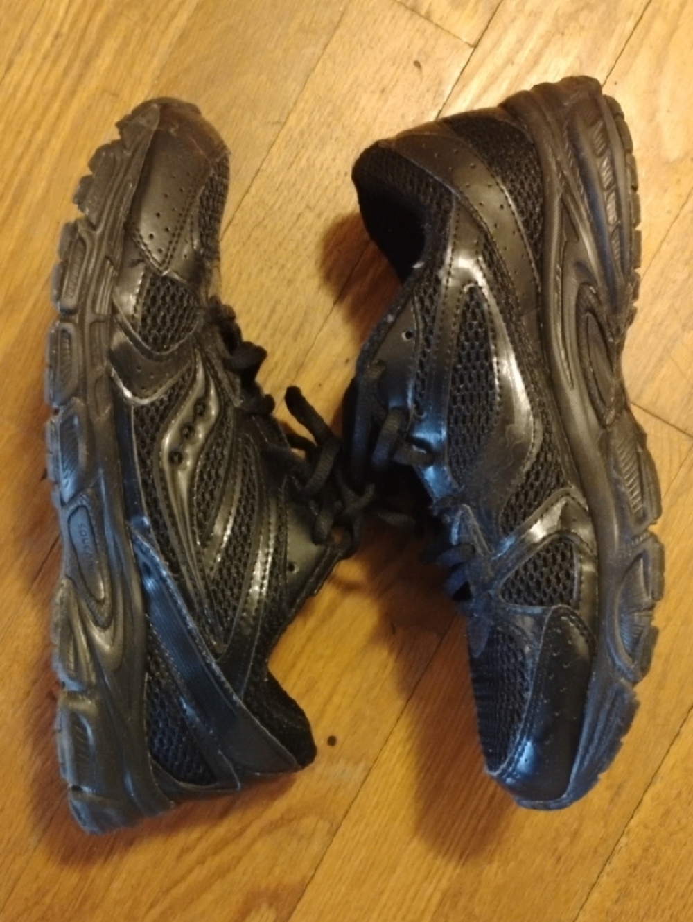Saucony Black Athletic Sneakers